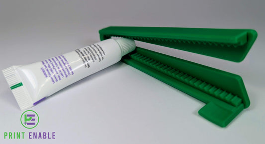 Tube opener assistive tool for toothpaste cap easy grip design