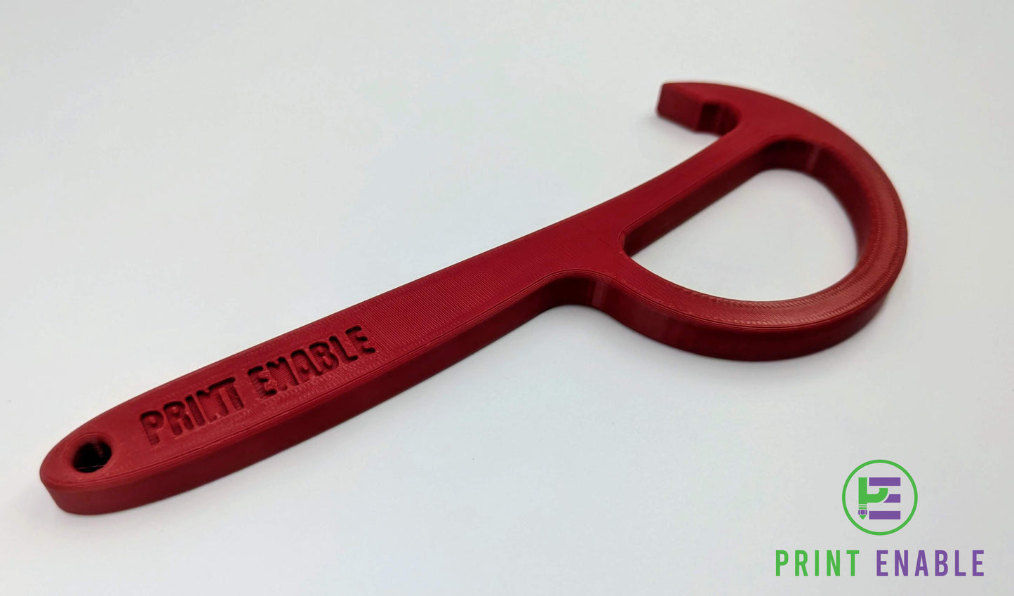 Easy grip ring pull can opener ergonomic design