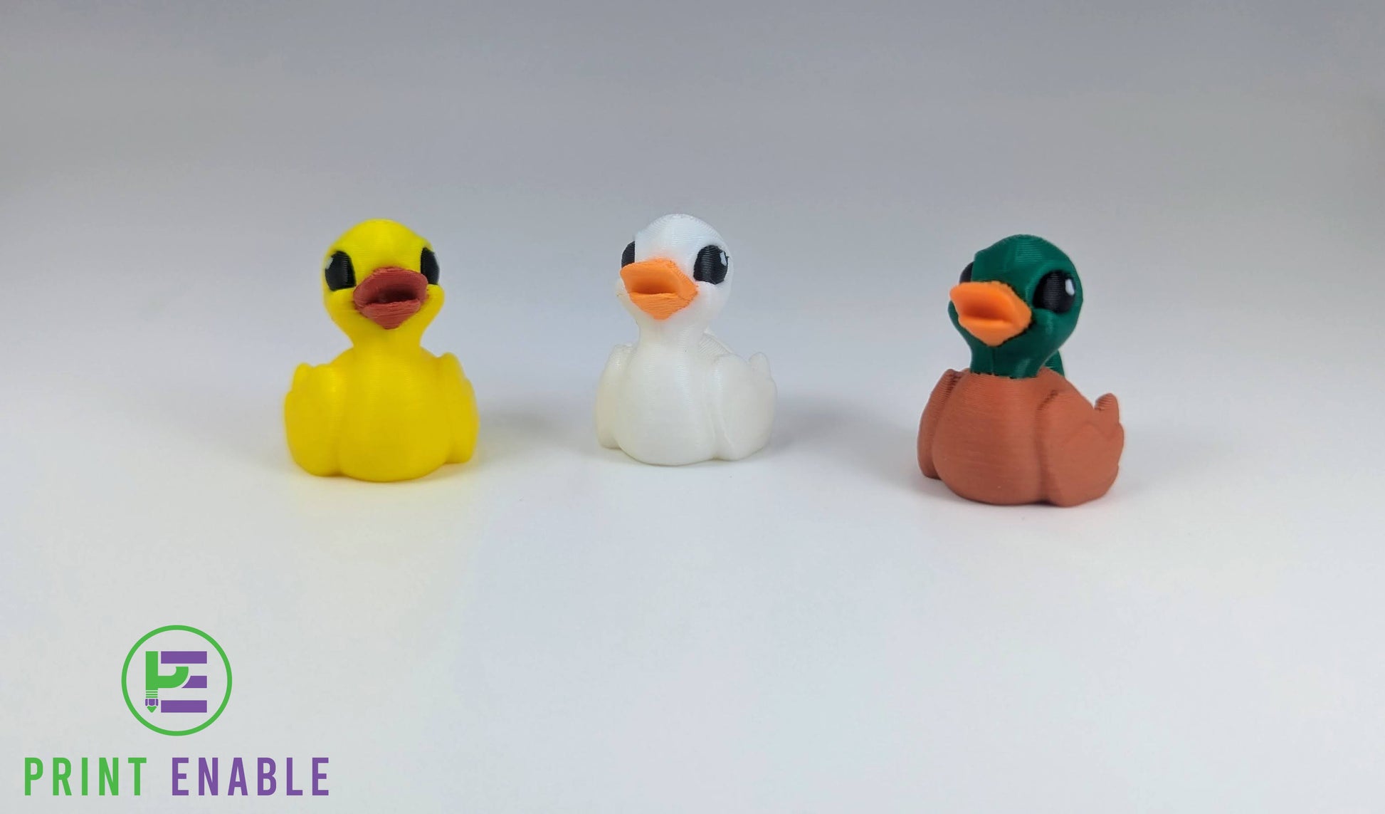 Duck Hatchling 3D printed articulated fidget in multiple colour variations