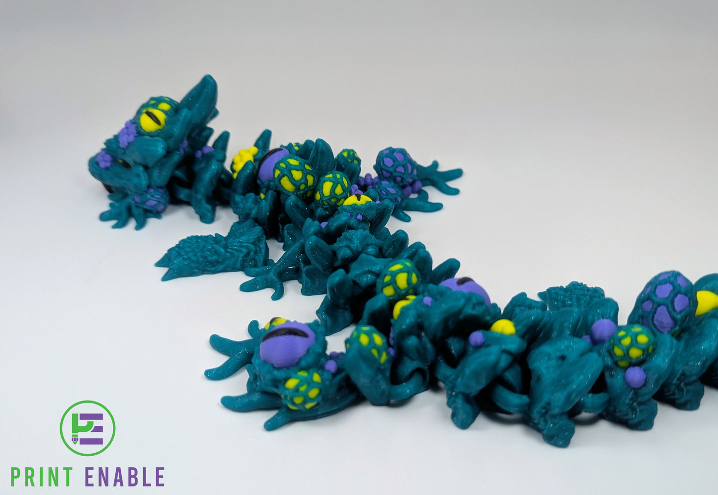 Customisable Infested Dragon with textured body and fantasy infestation design.