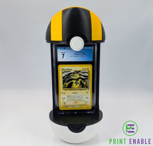 Ultra PSA Slab Capsule holding a graded trading card for display